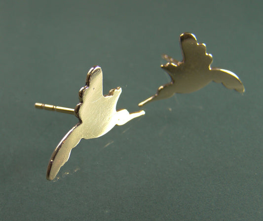 עגיל זהב של Hummingbird