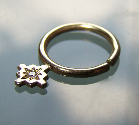 Diamond Septum ring