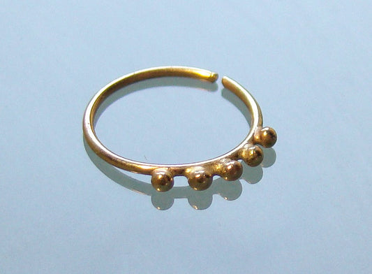 טבעת בוהו הליקס, טבעת פירסינג זהב, חישוק סחוס, עגיל הליקס מקדימה, טרגוס זהב, עגיל הליקס, עגילי צריח, עגיל סחוס