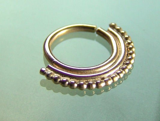 Gold septum ring