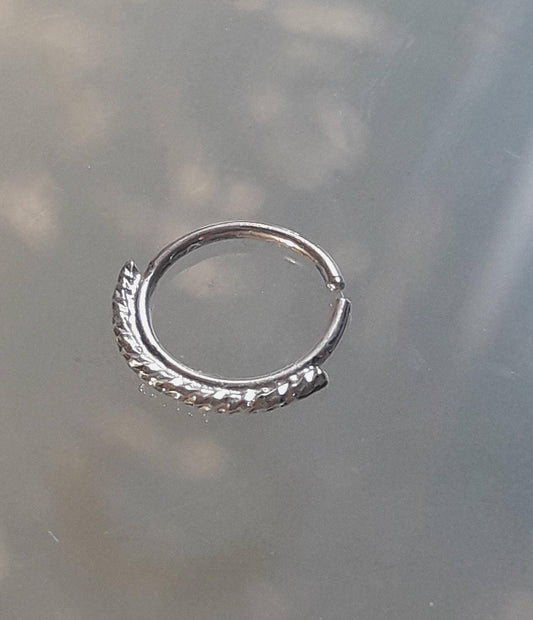 נזם הודית מכסף