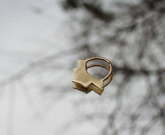 טבעת מחיצה זהב מלא