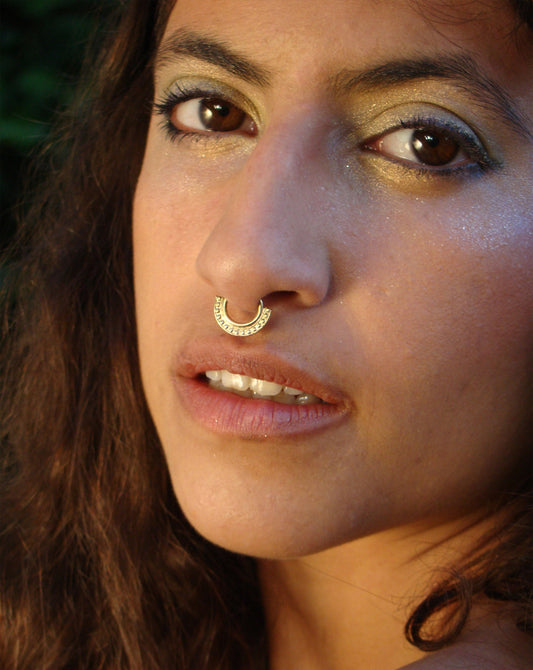 Gold septum- Persephone