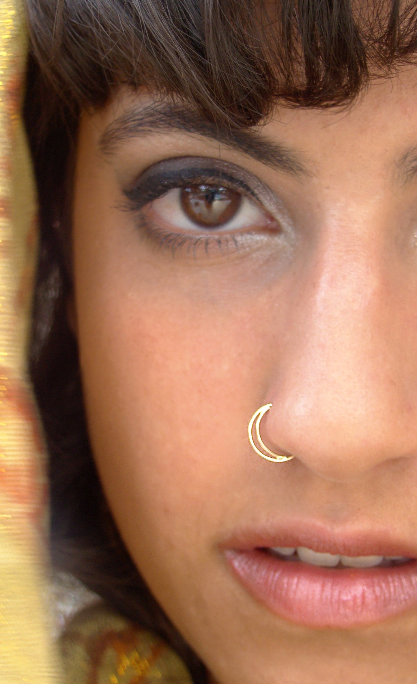 Gold filled tragus