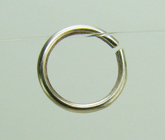 טבעת פירסינג מכסף סטרלינג קלאסי