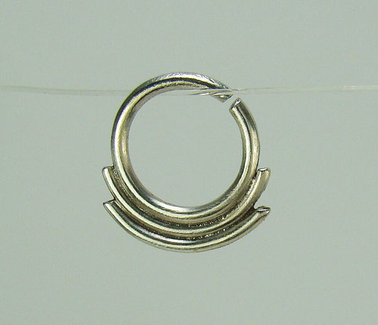 תכשיטי אף שבטי מכסף סטרלינג