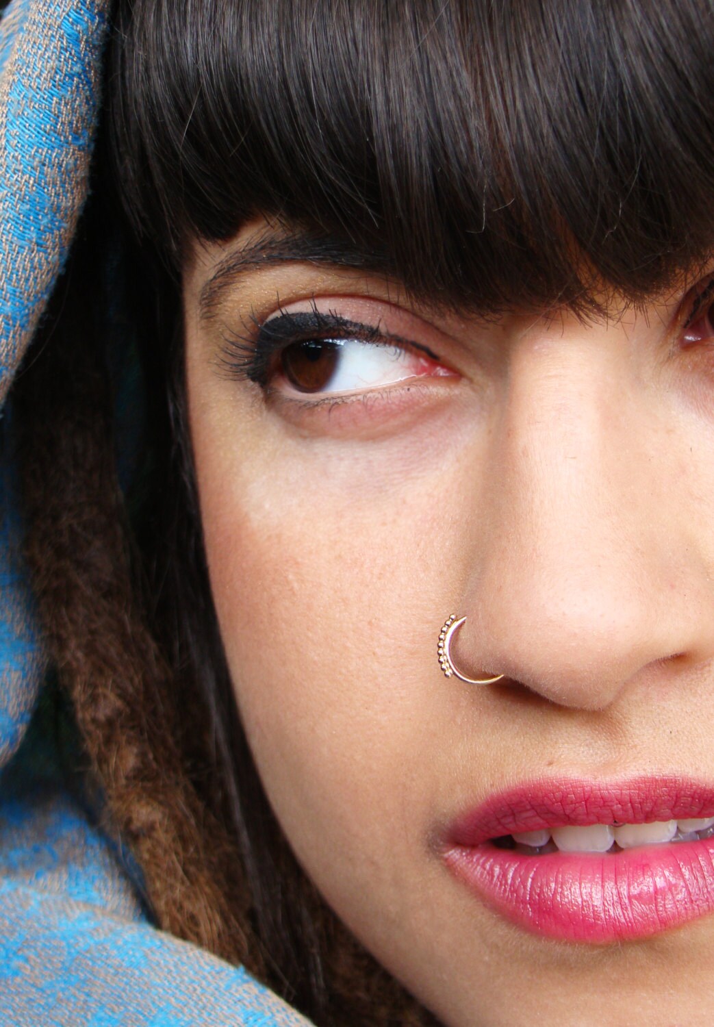 Gold nose ring