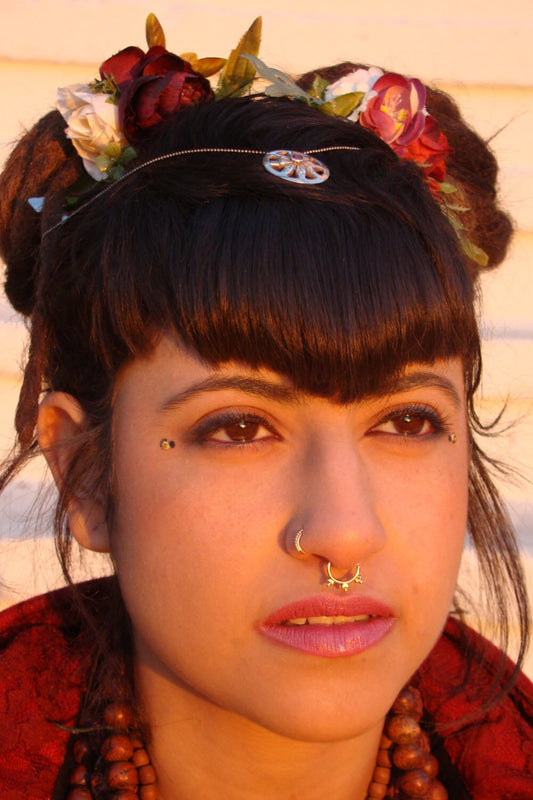 Gold nose ring