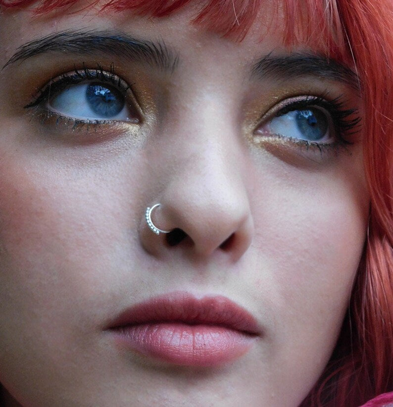 Silver Nose ring