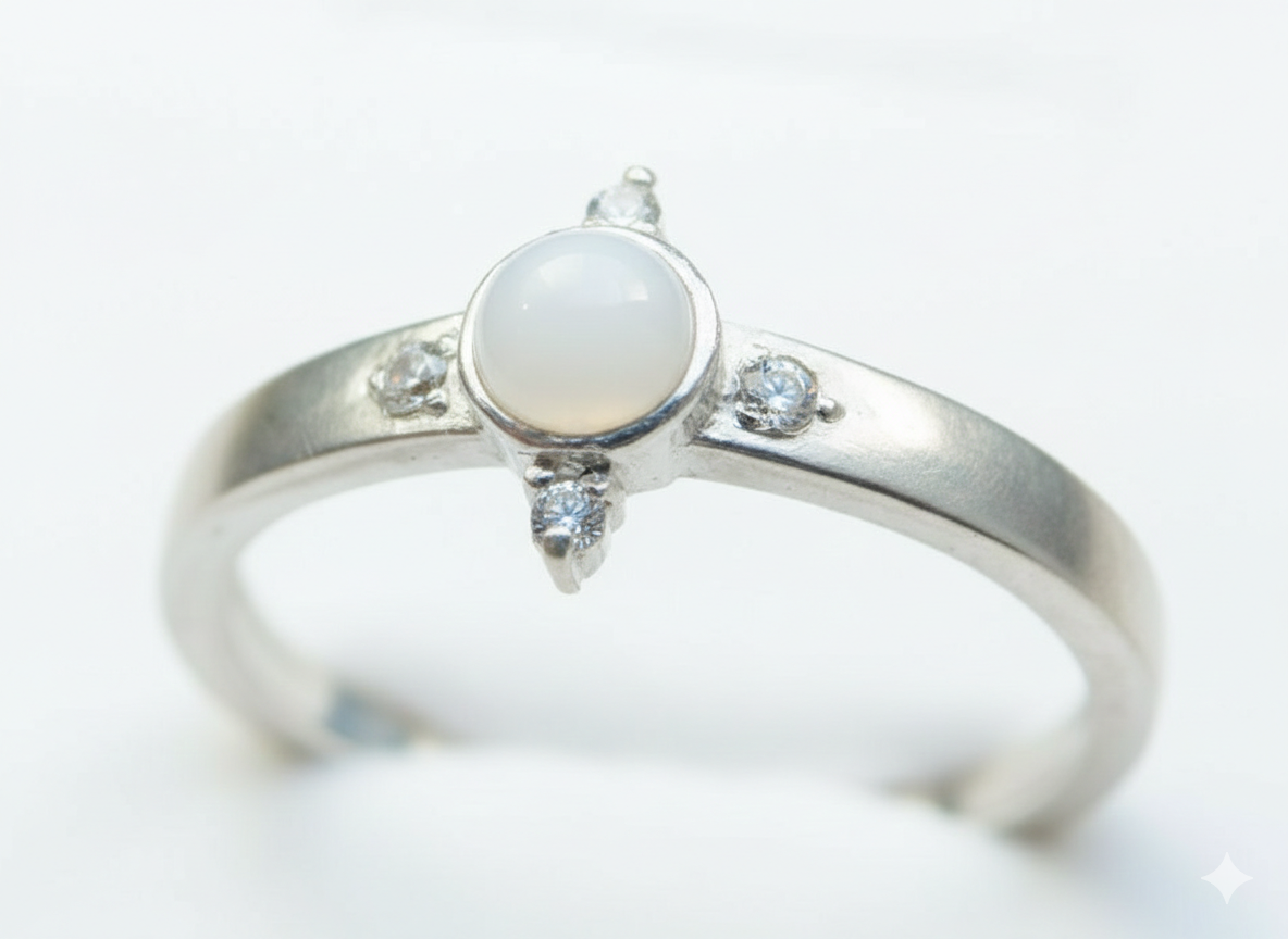 Classic Breast Milk Rings in Gold and diamonds