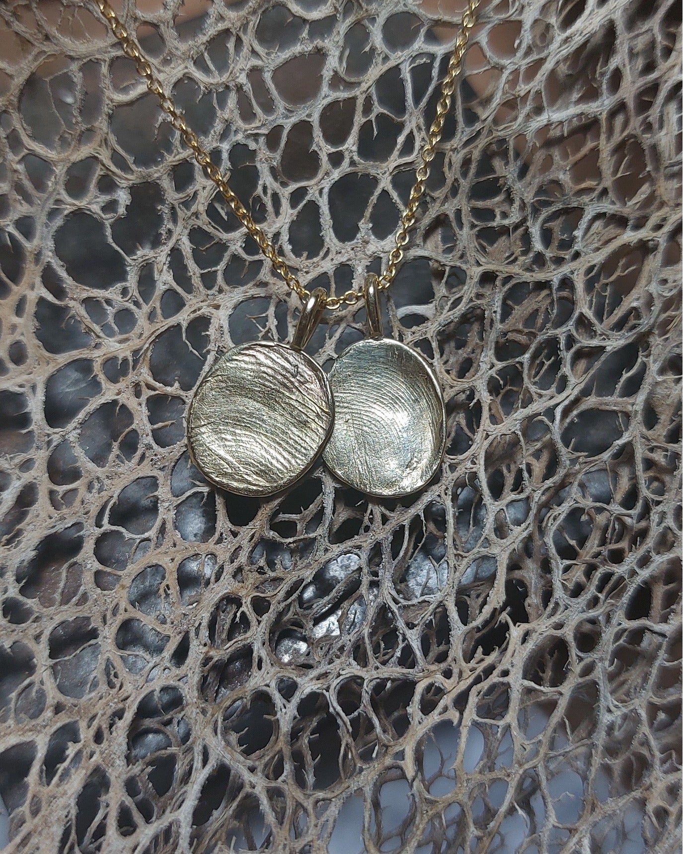 Custom Fingerprint Jewelry in Gold or Silver