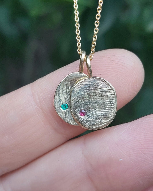 Custom Fingerprint Jewelry in Gold or Silver