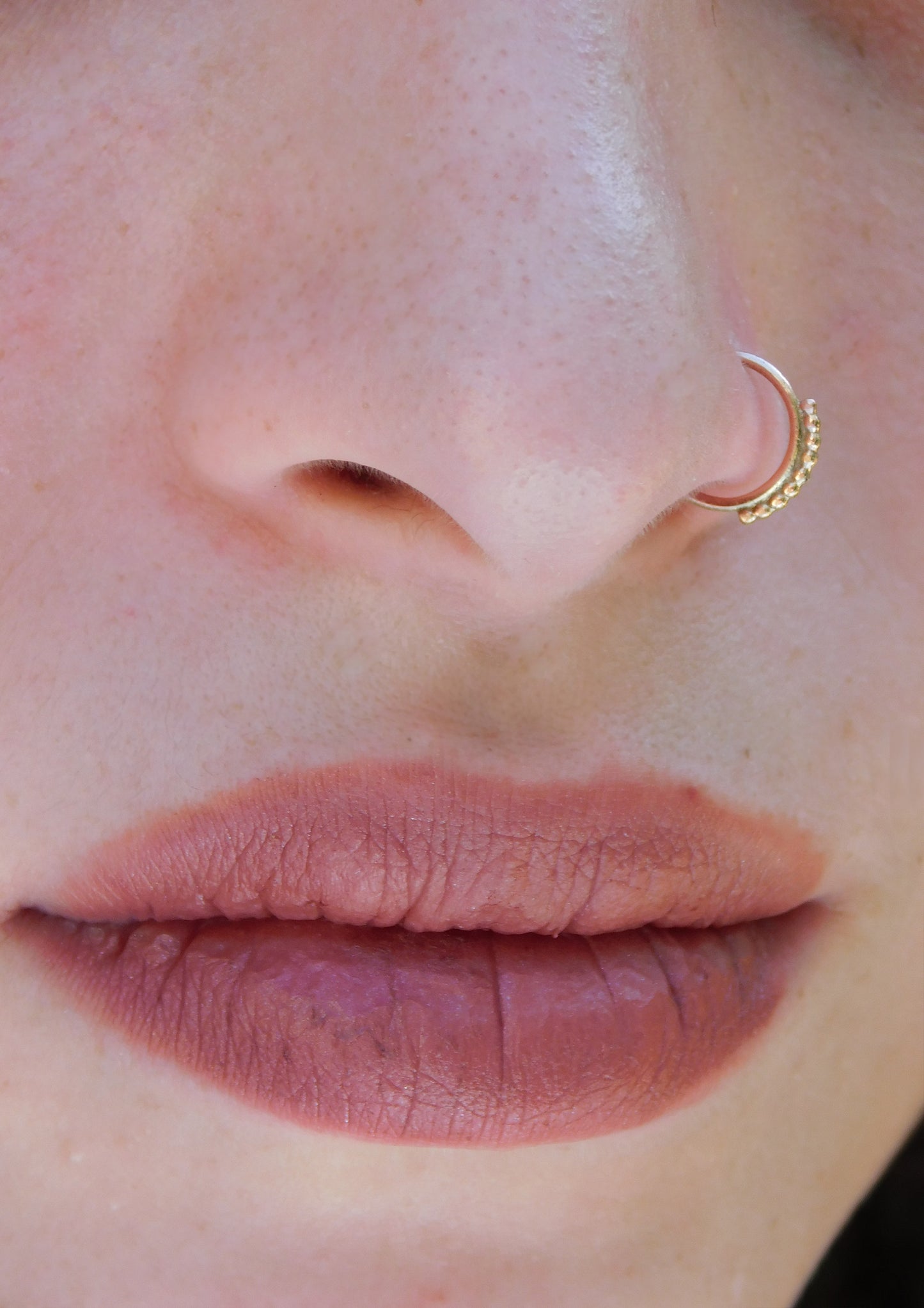 טבעת באף מזהב אדום