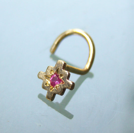 Chakana tiny nose stud