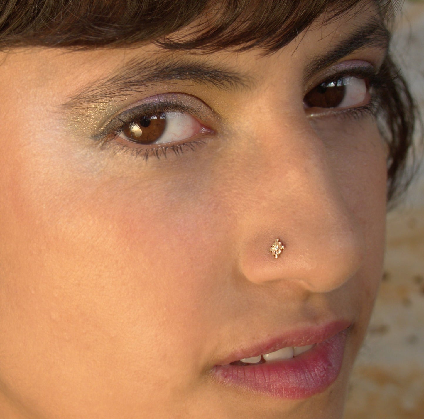 diamond tiny nose stud