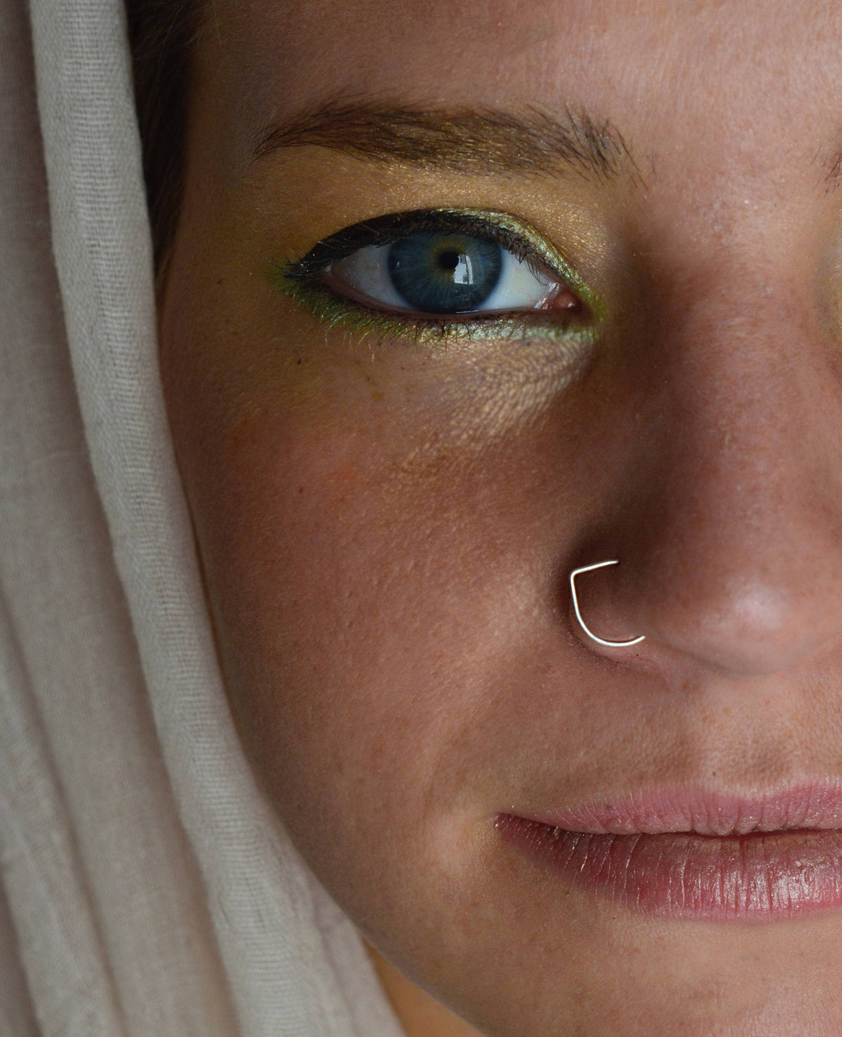 Snot Drop Rings Drop nose ring – Shiraz Elohev Jewelry