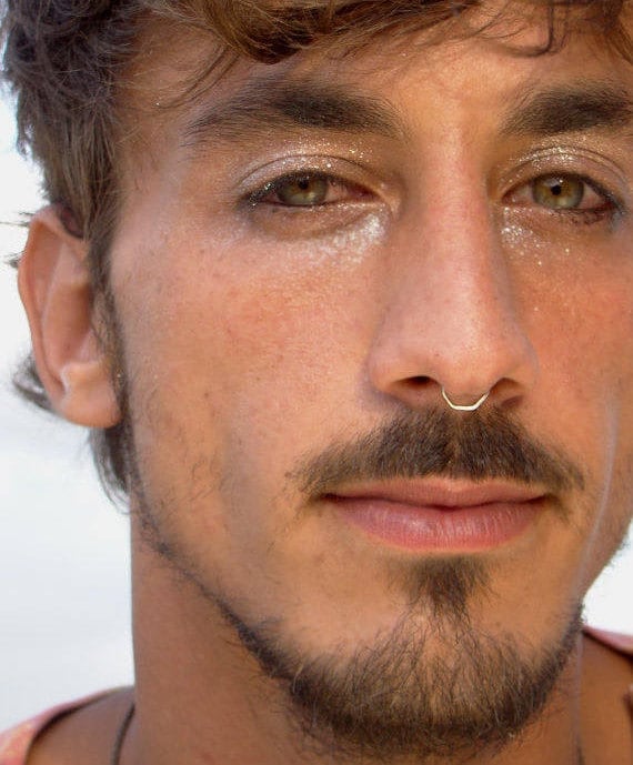 Geometric Silver septum