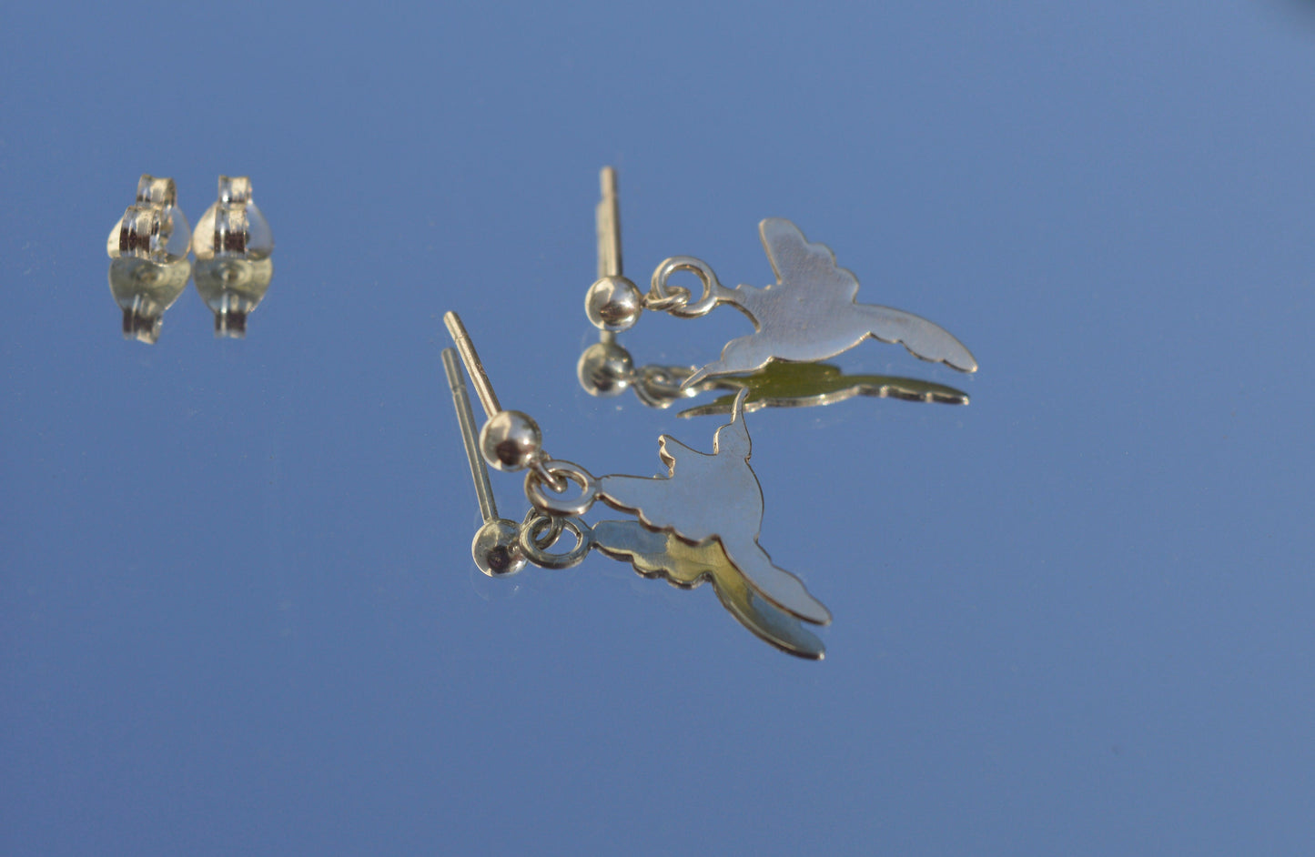 Dangle Hummingbird Earrings