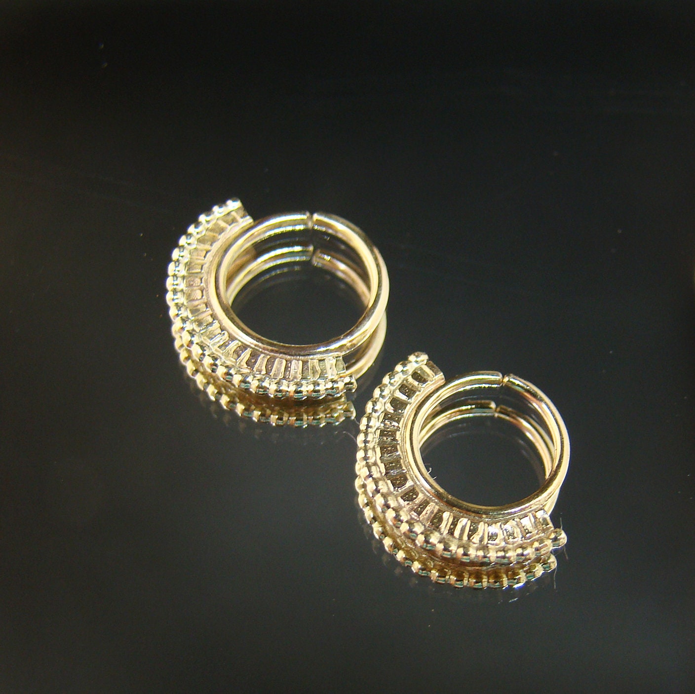 Lakshmi- gold septum ring