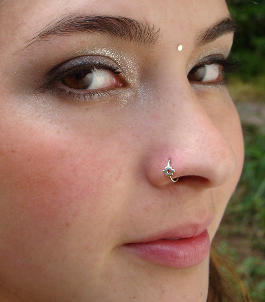 Tribal nose ring, Chakana