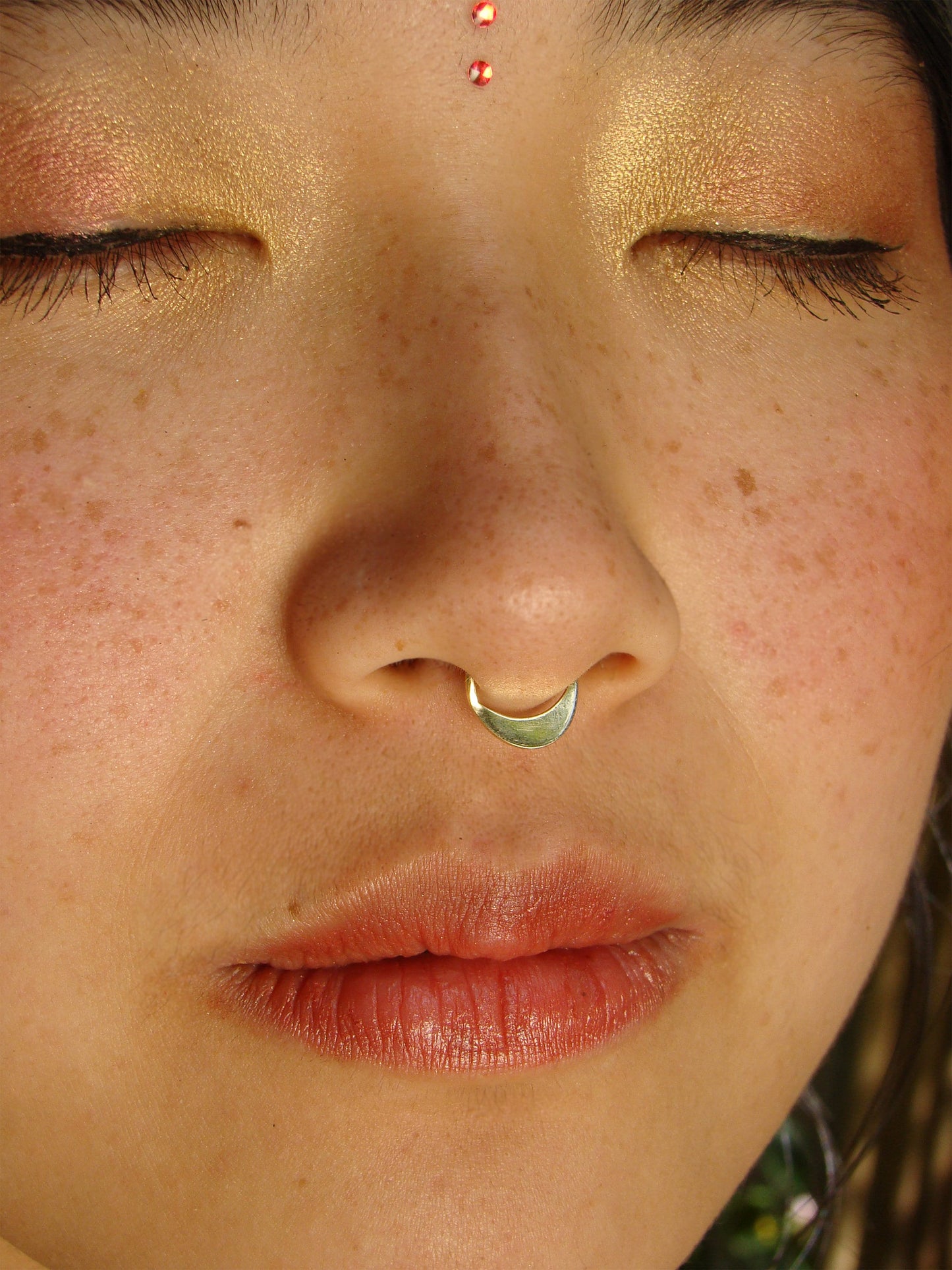 The Moon nose jewelry