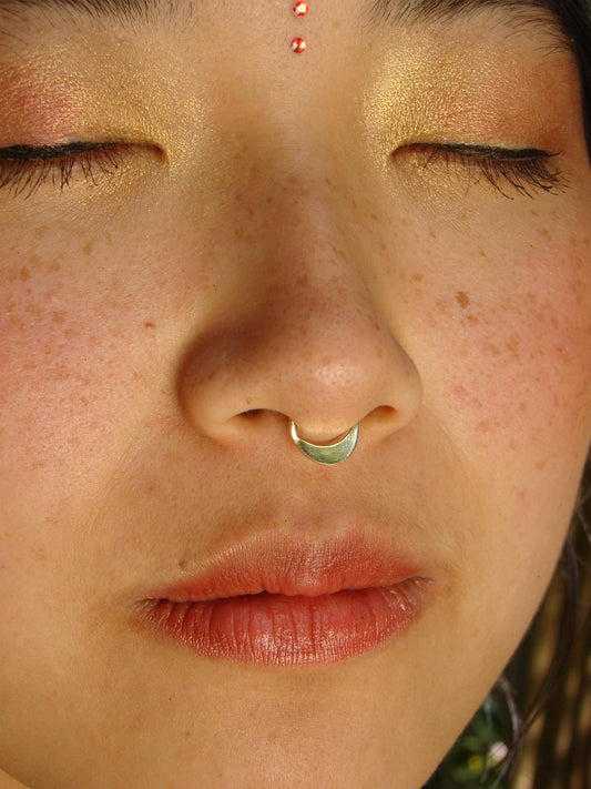 The Moon nose jewelry