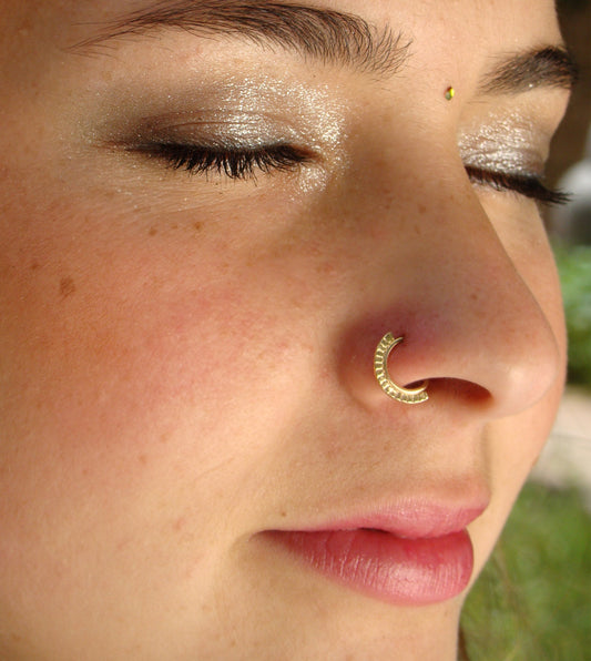 Minerva-tribal nose ring