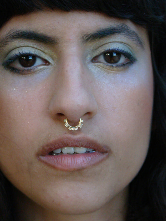 Septum piercing