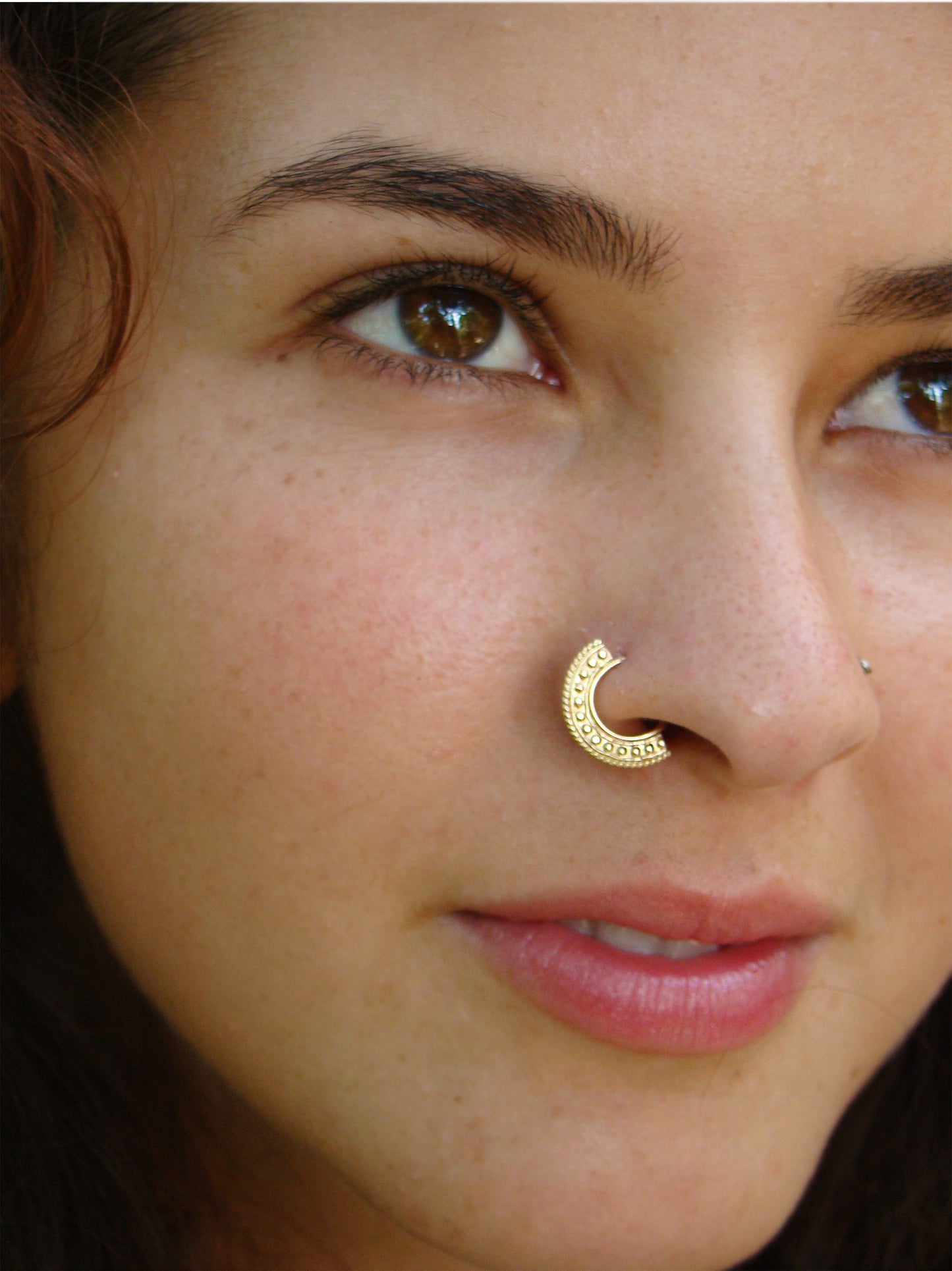 Solid Gold nose ring