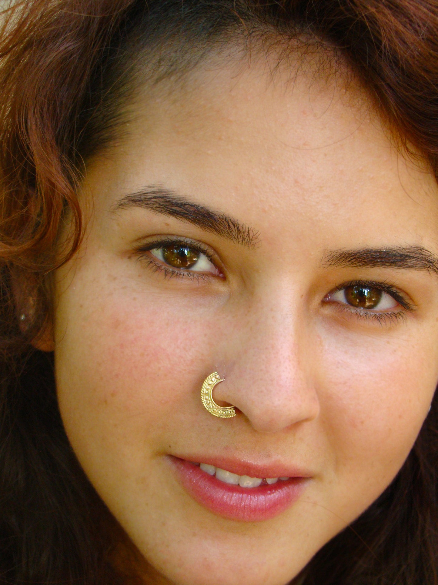 Solid Gold nose ring