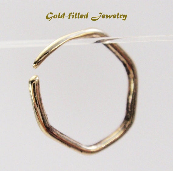 gold filled nose ring