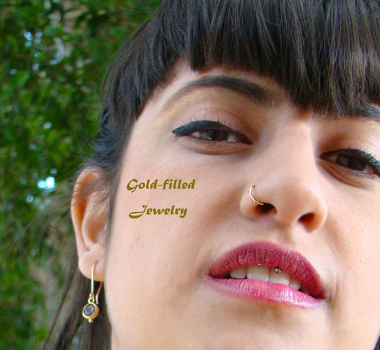 gold filled nose ring