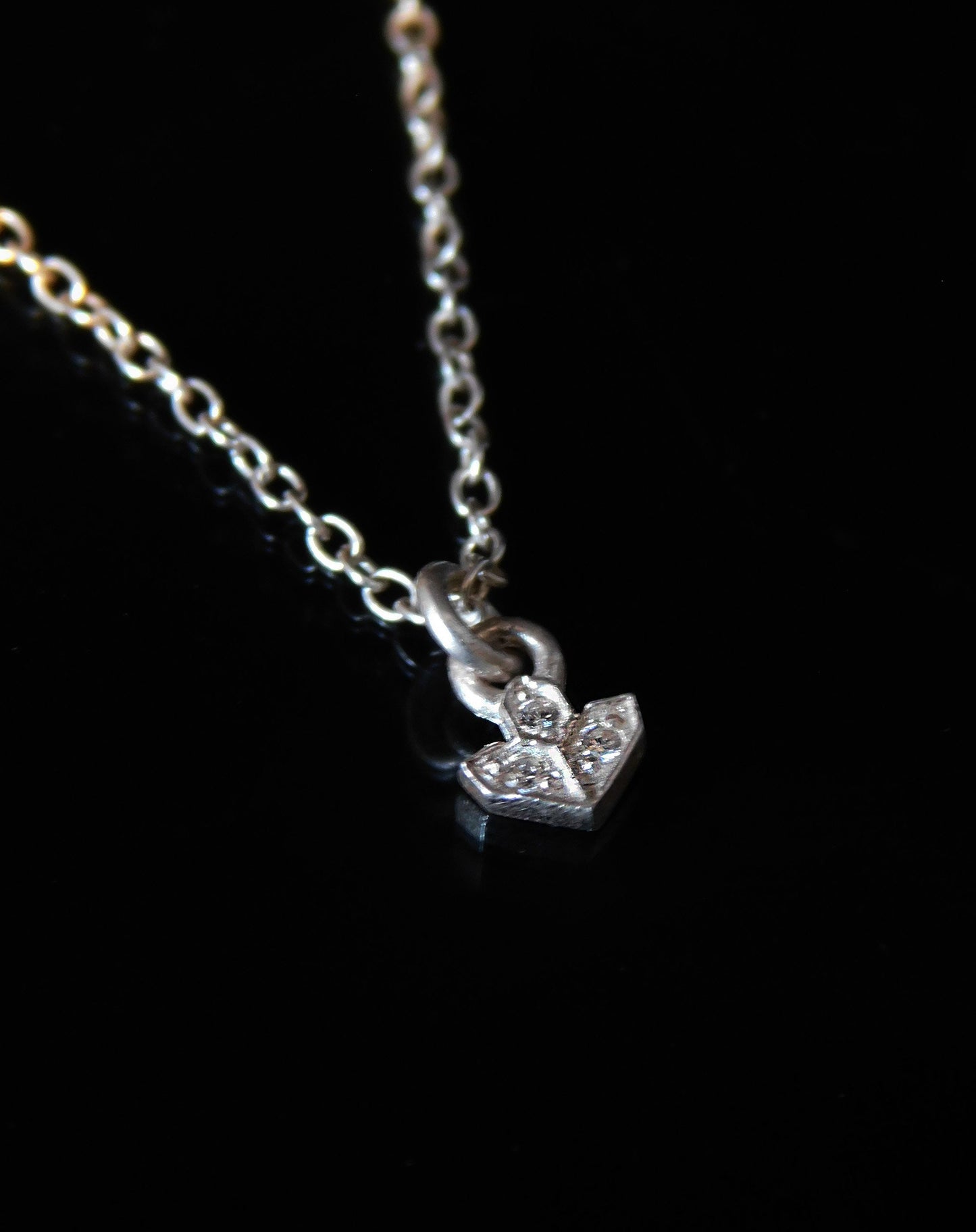 Wisdom'-Dainty silver necklace