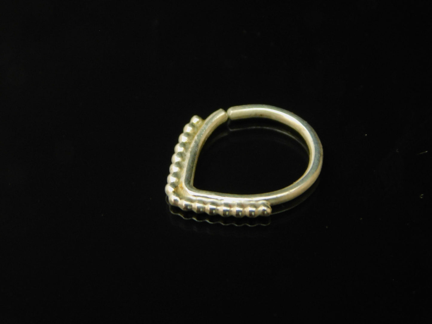 Indian septum - Sterling Silver nose jewelry