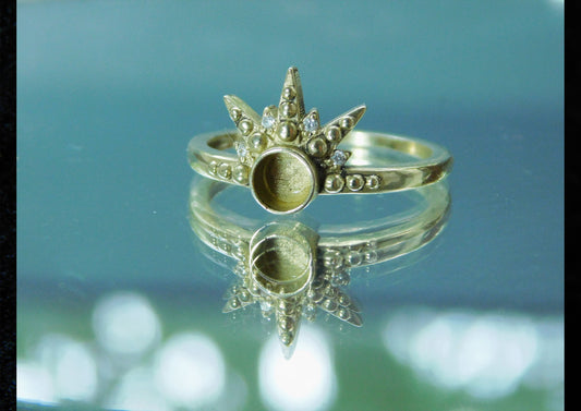 Gold Sun ring