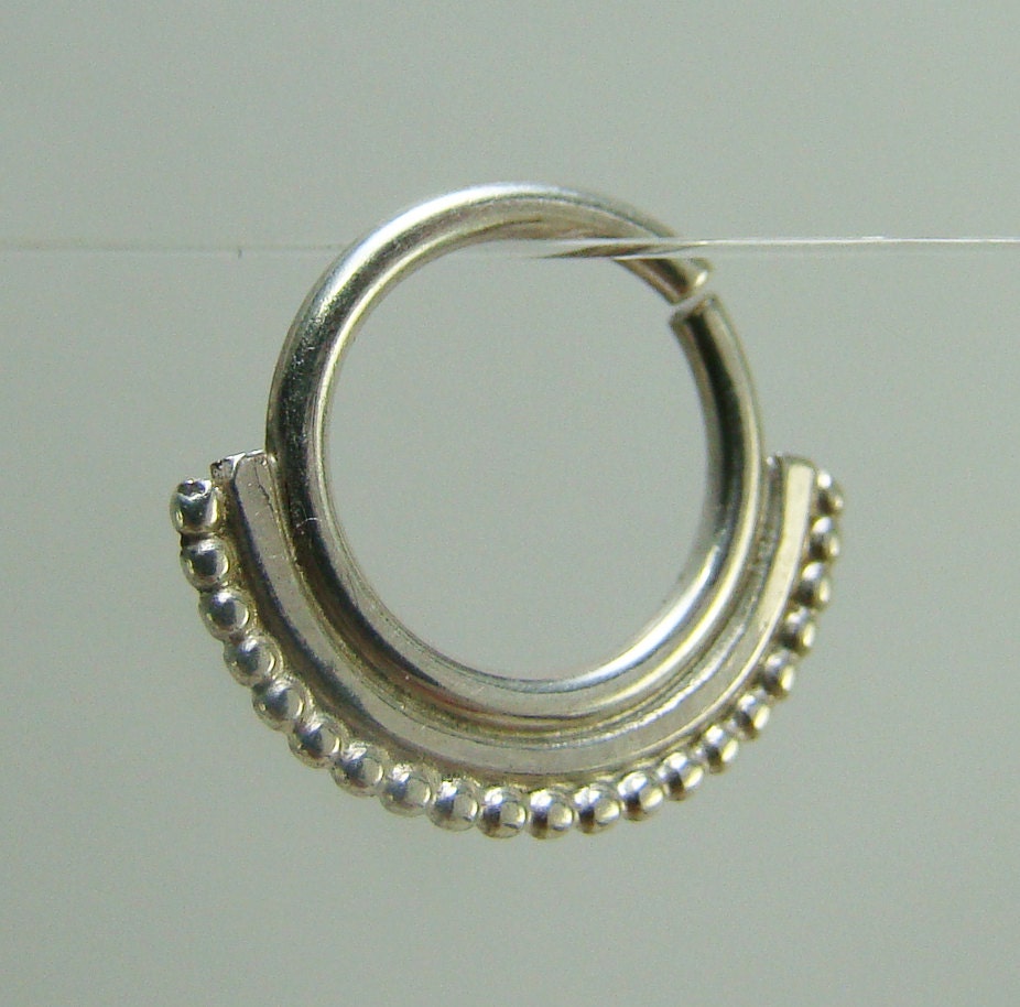 Aztec septum Silver septum