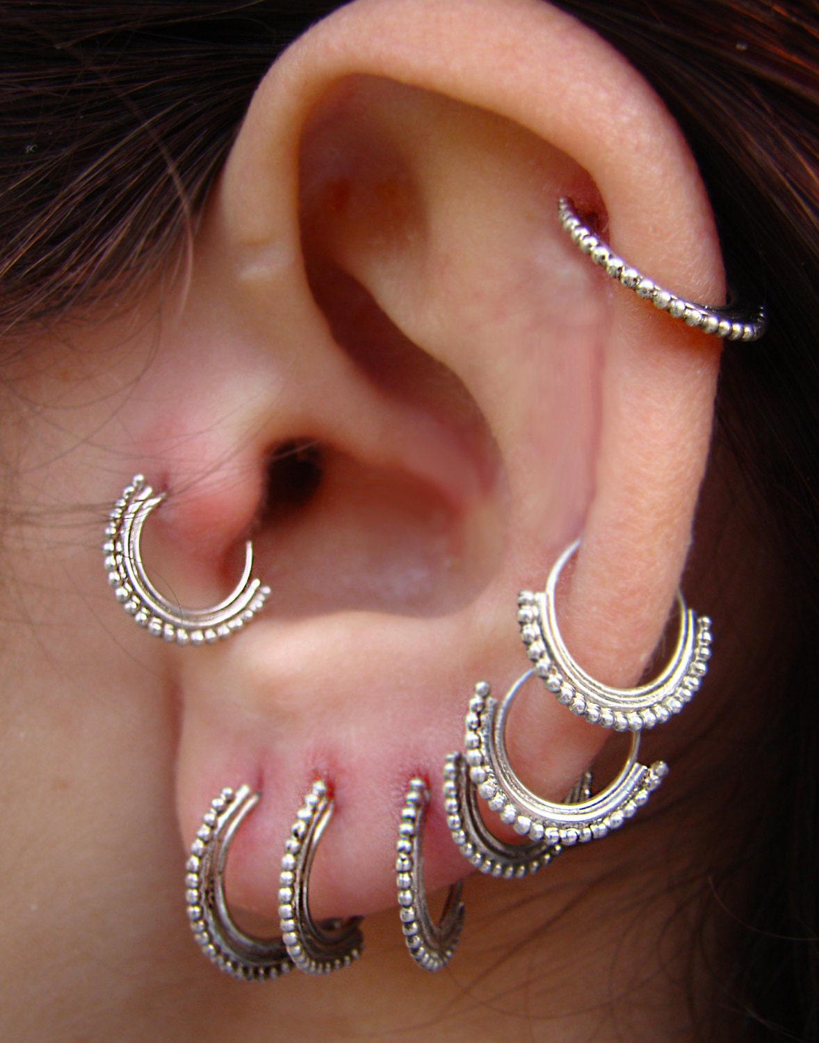 Silver Tragus earring