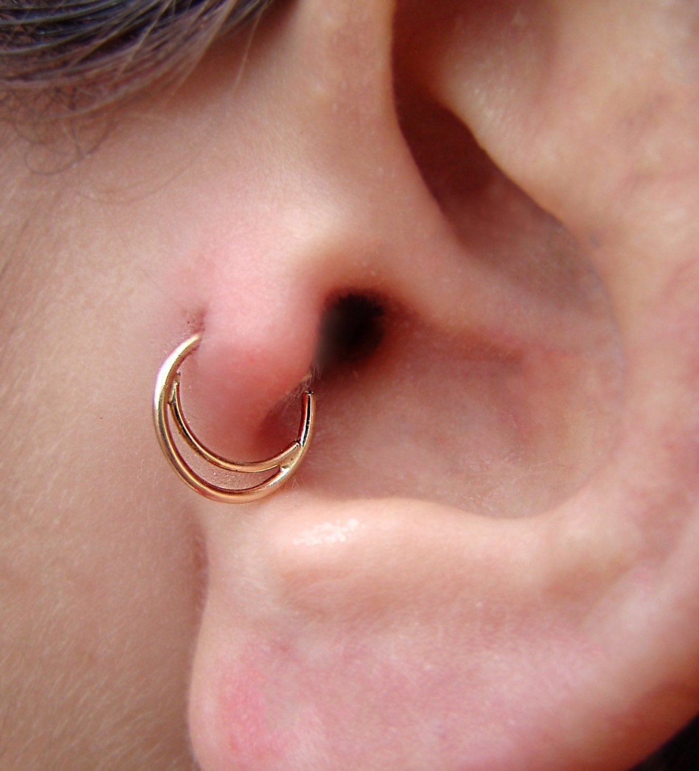 Gold Tragus earring