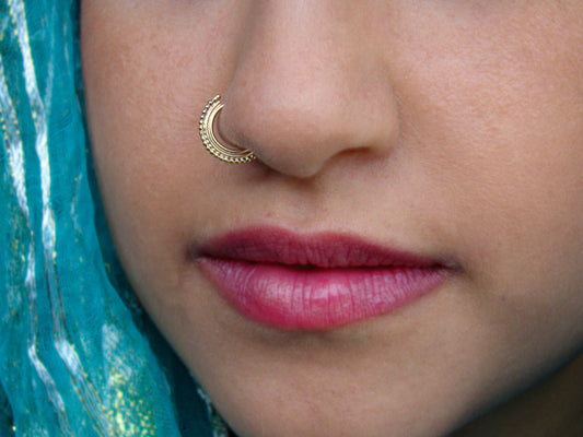 Aztec nose ring