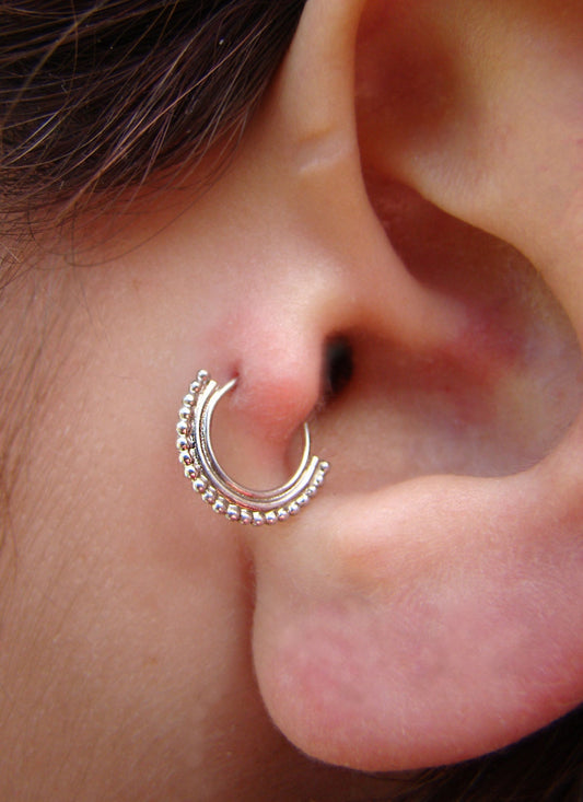 Silver Tragus earring